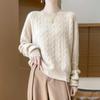 Women's Cashmere Sweater 30% Cashmere 70% Wool Autumn and Winter Cashmere Pullover Soft and Warm