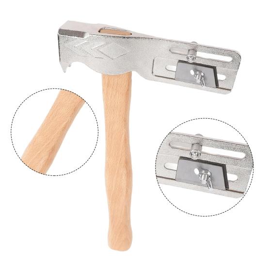 Молоток для гипсокартона, топор с деревянной ручкой, высокая твердость, легкий многофункциональный магнит, кровельный топор, инструмент для ремонта