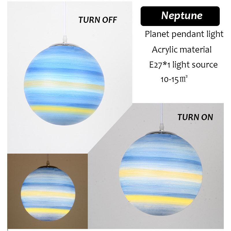 Сферический светильник в стиле минимализма «Планета» в скандинавском стиле, подвесное освещение для выставок в вестибюле, светодиодный подвесной светильник для кафе и ресторанов, декор для дома