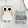 Charming Cartoon Hand Towels for Kids - Absorbent Coral Fleece Towels for Kitchen & Bathroom