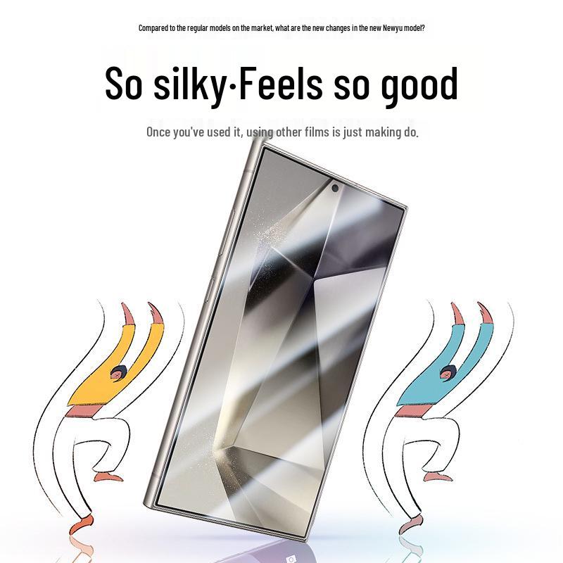 Безпылевая HD Закаленная Стеклянная Пленка для Samsung S26Ultra/S25Plus с Защитой от Подглядывания и 4-сторонней Защитой.