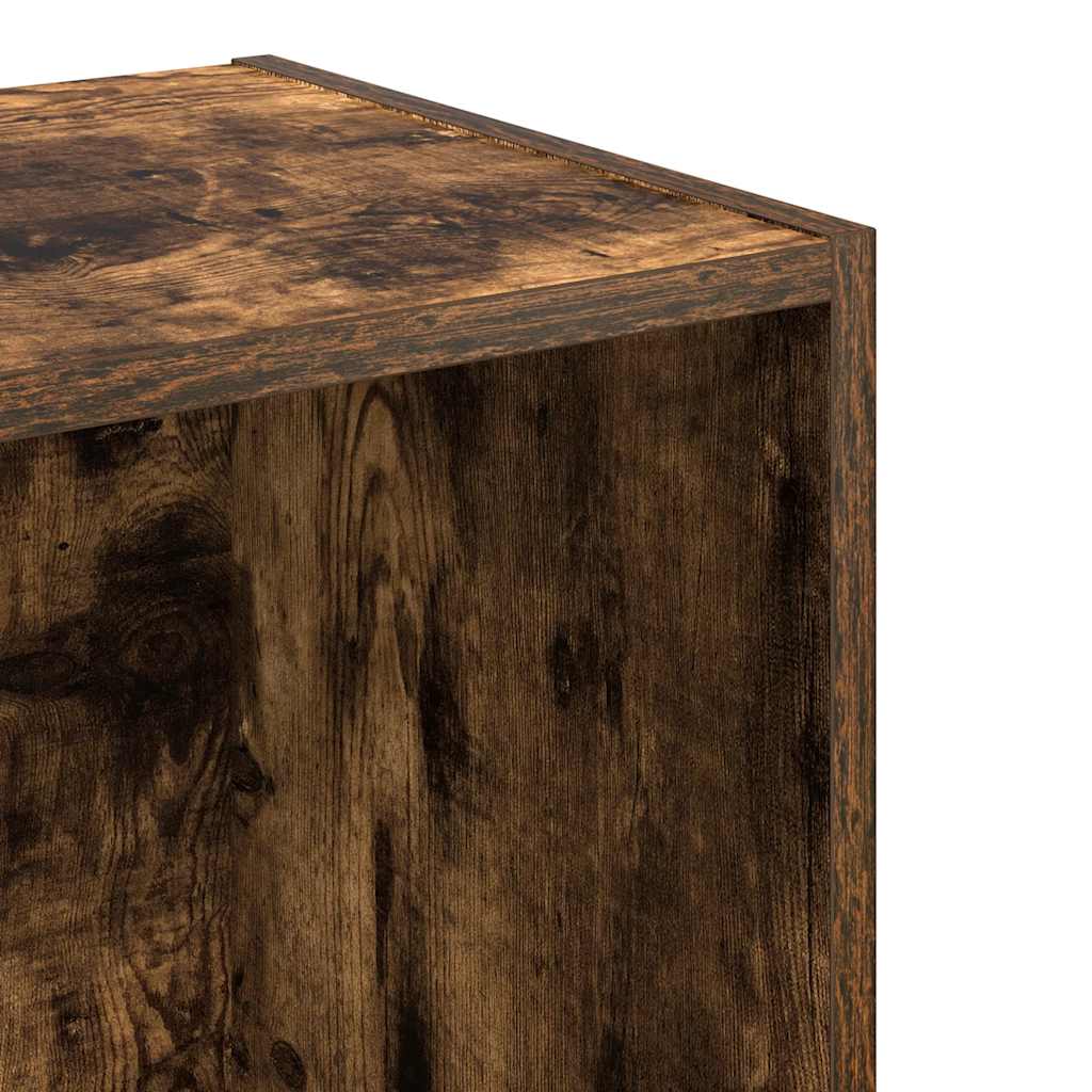 Bookshelf Smoked Oak 40x30x152 cm Engineered Wood