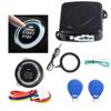 One Start Stop Button 12V Entry Ignition Starter Switch Engine Push Button Keyless Entry Starter Antitheft System Car Alarm