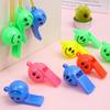 10~30pcs Smiling Face Whistle with Rope Plastic Colorful Party Favors Cute Guests Gifts Creating Festival Atmosphere TMZ