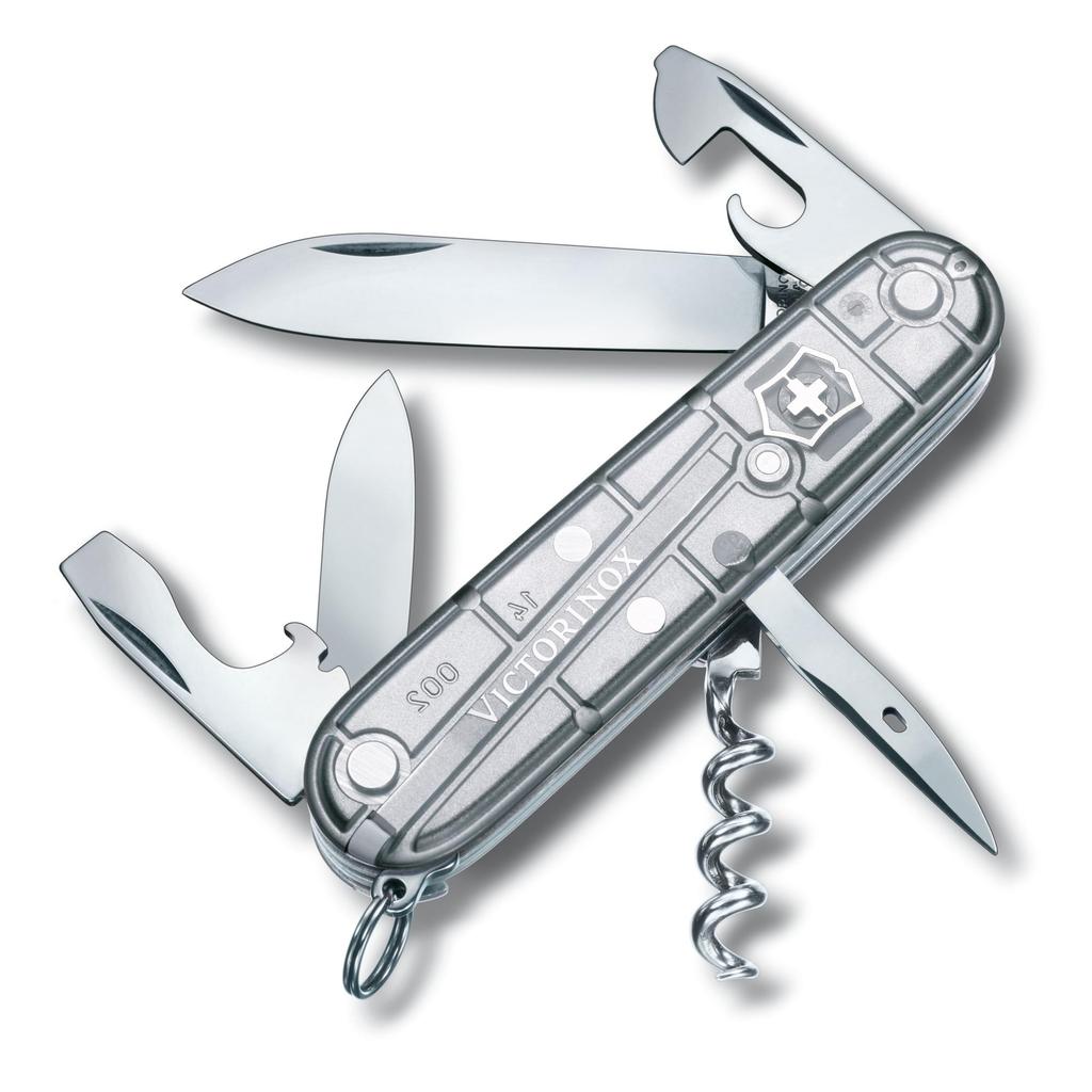 VICTORINOX Spartan Silver Tech Нож швейцарский армейский нож для улицы и защиты от стихийных бедствий, штопор, плоская отвертка, консервный нож, 12 функций