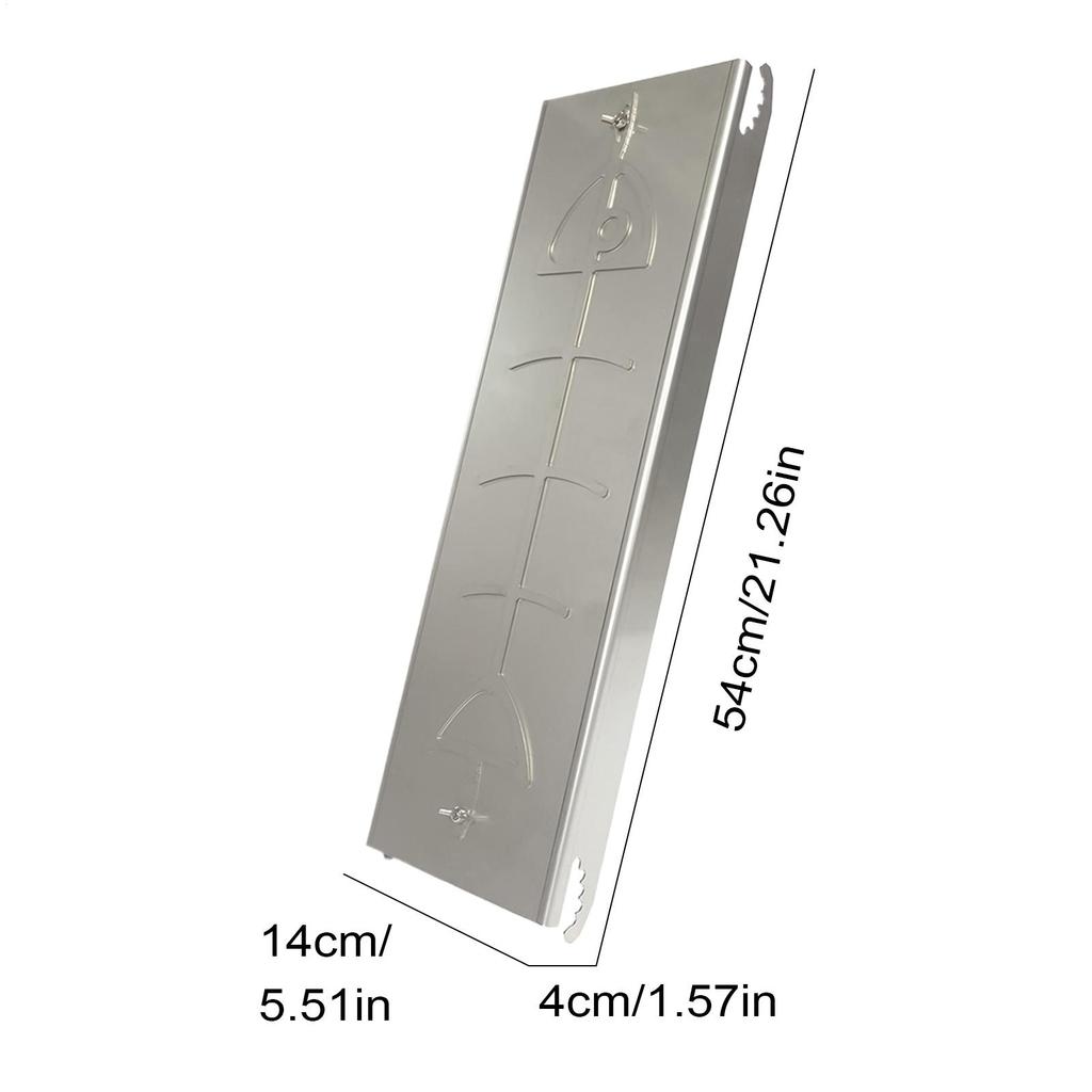 Набор досок для лосося фламбе из нержавеющей стали, устойчивый к ржавчине, держатель для лосося фламбе, вращающийся на 180 градусов, регулируемый кронштейн для костров и грилей