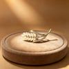 High-End Wheat Brooch for Women Exquisite Elegant Temperament Metal Daily Pin Clothes Accessory Niche Design Corsage