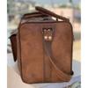 Мужская дорожная сумка из натуральной козьей кожи коричневого цвета, дорожная сумка Weekend Overnight Sport