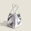 Bucket Bag For Women Fashionable and Simple Lunch Box Bag, Niche Western-style Texture Hand-held Small Bag