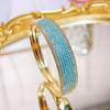 CMM Modern Jewelry Bohemian Ethnic Style Golden Party Jewelry Hand Accessories Women Zircon Bracelet Bangle