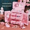 Doll-Inclusive Children's Makeup Set: Princess Cosmetics Box with Nail Polish