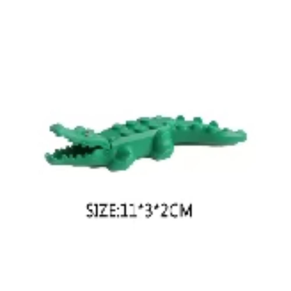 Средневековый MOC Боевой конь Строительные блоки Волк Рыцарь Фигурка Монстр Дикое животное Лиса Жираф Воробей Ворона Панда Модель Кирпич Игрушка K055