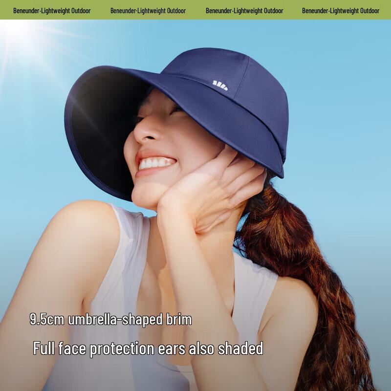 Beneunder Women's Large Brim Sun Protection Baseball Cap