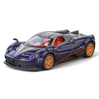 1/32 Суперкар Pagani Huayra BC Металлический литой модель автомобиля Библиотека Статические Звуковые и Световые Украшения Подарок на День рождения для Парня
