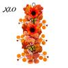 Elegant Multi-layer Maple Leaf Wreath Artificial Fall Sunflower Wall Hanging, Garland with Butterfly, Autumn Warm Atmosphere Floral Decor Harvest for