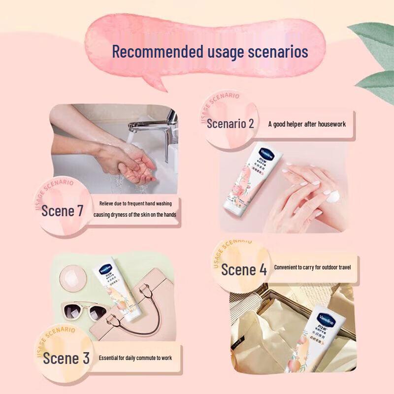 Vaseline Rose Scent Hand Cream Set