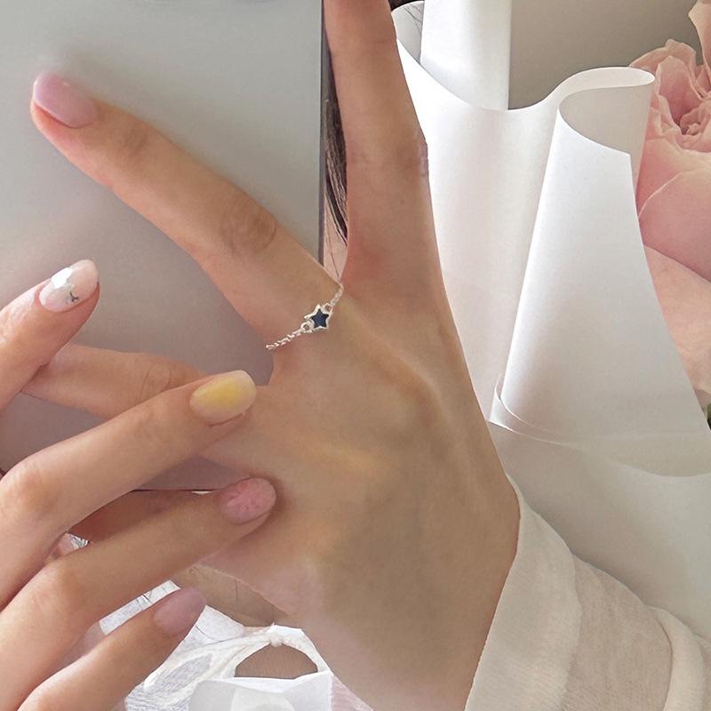 Dopamine-Colored Zircon Adjustable Pull-Out Ring for Women – Stackable, Unique & Simple Style