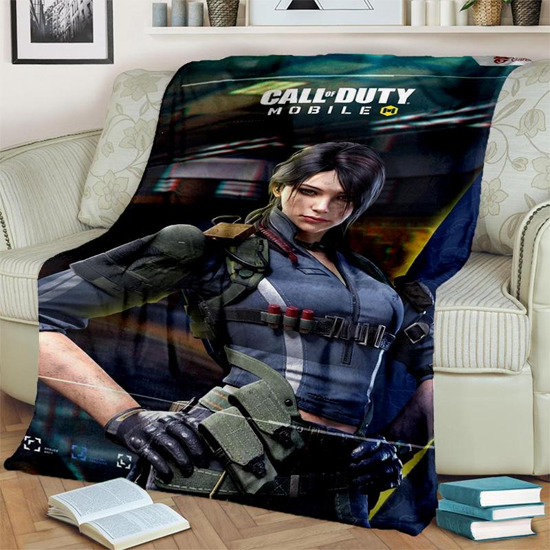 3D Call of Duty, Игра COD, Плед для Геймера HD, Мягкий Плед для Дома Спальни Кровати Дивана Пикника Путешествия Офиса Покрывало Дети