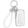Key Fob Cover with Bling Lanyard, Key Fob Case Car Key Protector Compatible with Lexus RX IS ES GS LS NX RS GX LX RC LC Soft TPU Smart Key Holder 2 3
