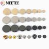 Meetee 100 комплектов 10-17 мм Металлические пуговицы 14 цветов Кнопки-защелки для кожаной одежды, сумок, Декор Наборы кнопок-защелок Швейные аксессуары