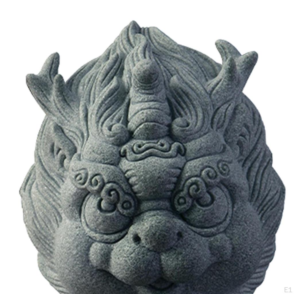 Tea Pet Ornament Pixiu Statue Miniature Sculpture Landscaping Animal Figurine for Chinese