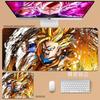 Коврик для мыши для ноутбука Анимация Dragon Ball Сон Гоку Кожаный коврик для мыши Мультяшный Вегета Булма Броли Большой коврик для клавиатуры Студенческое обучение письму Настольный коврик