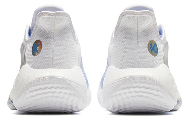 Men's Sneakers Anta 3 Point Rain 2 Cushioning Slip Resistant Low top Basketball Shoes Men's White Blue