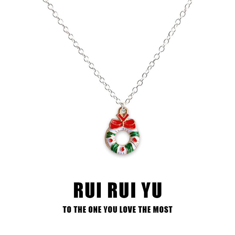 RUI RUI YU рождественские украшения кулон ожерелье для женщин мужчин подруга пара любовник ювелирные изделия подарок