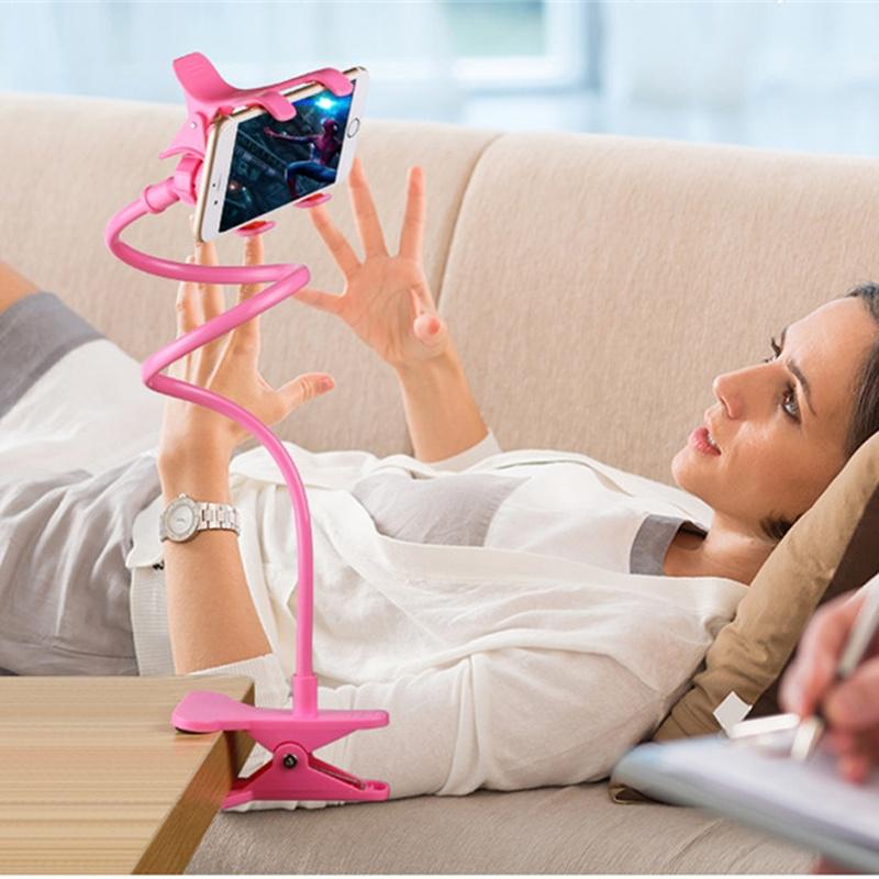 1 шт. свободно гнуться универсальный ленивый кровать настольный автомобильный держатель для сотового телефона