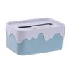 Rectangular Tissue Box Holder with Lid Large Capacity Universal Fit Tissue Container