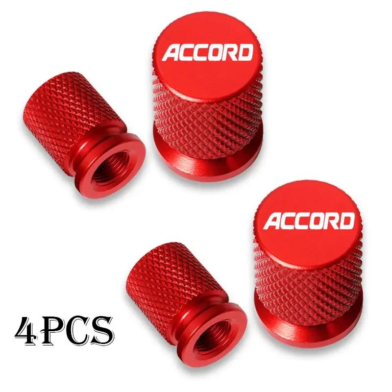 Car Wheel Tire Valve Caps Tyre Stem Covers Airdust Waterproof For Honda ACCORD Car Accessories ydcp00