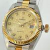 Б/у [С камнем] Автоматические женские часы TISSOT золотые YA0004