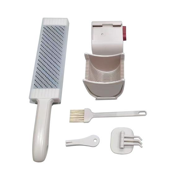 Мясорезка для нарезки и измельчения мяса, ручная мясорезка для говядины, свинины, баранины, регулируемая толщина, мясорезка с точилкой