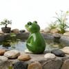 Resin Material Miniature Frog Statue Creative Craft Frog Garden Decor  Bonsai Plants