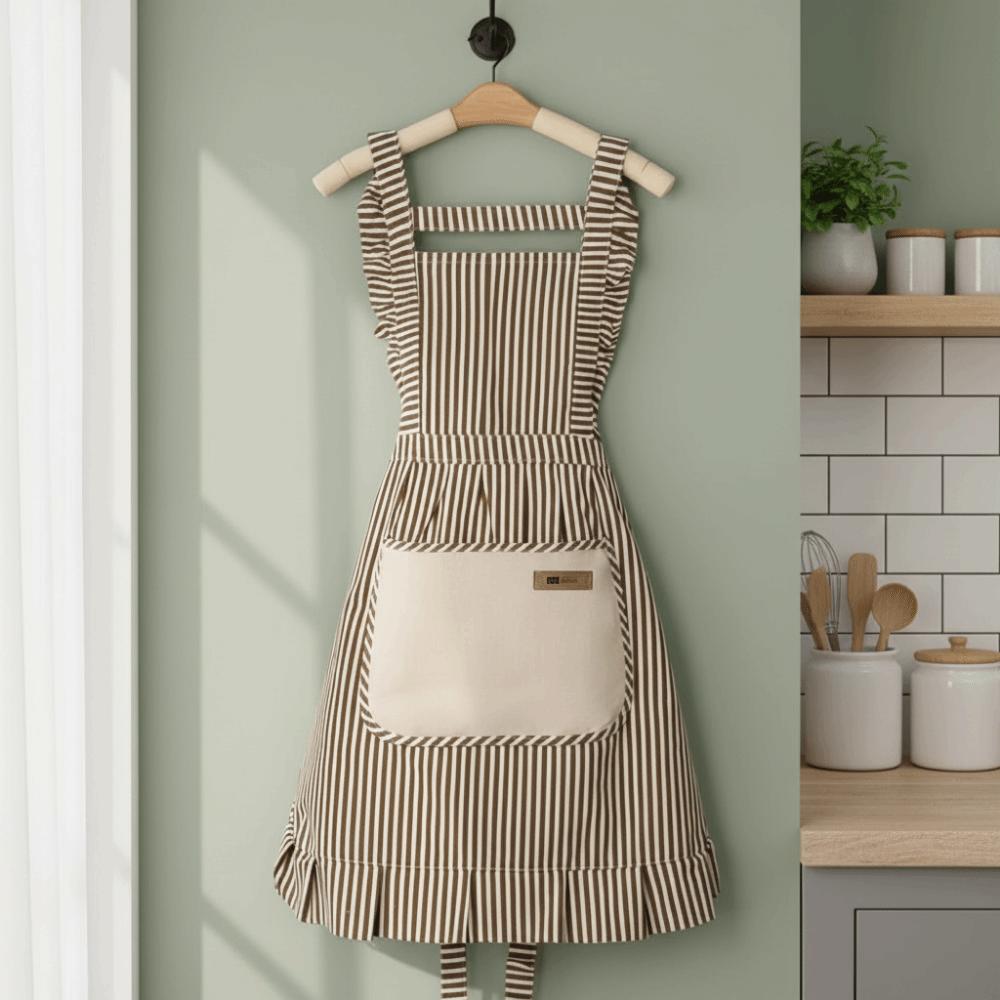 Breathable Kitchen Cooking Apron Durable Catering Work Clothes Gardening Work Uniform Florist Work