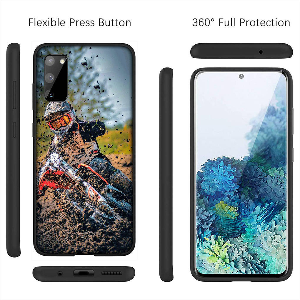 Для Samsung Galaxy S24 S23 iPhone 16 15 14 Xiaomi Redmi Note 13 12 11 8 Plus 9 Pro Max X XR чехол для телефона Мотоцикл Мобильный Плакат Мотокросс OPPO Huawei