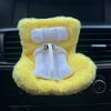 Mini Plush Doll Safety Seat Wear-Resistant Soft Adorable Vivid Color