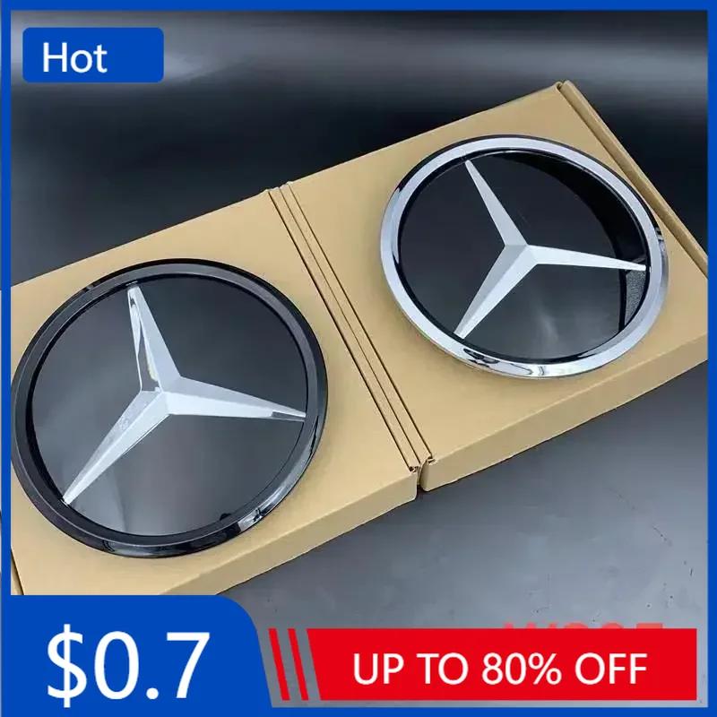 Car Sticker 1Pc Car Front Grille Star Logo Badge Mirror Bottom 3D ABS Logo for Mercedes-Benz W205 W176 W212 W218 C117 CLA GLA CL