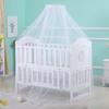 Summer Mosquito Net Baby Canopy Bed Net Stand Infant Cot Dome Mosquito Netting Hanging Bed Curtain Support Foldable Crib Tent