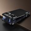 Роскошный металлический магнитный защитный чехол для камеры для iPhone 17 Pro Max Технологичная тканая ткань Для Magsafe Беспроводная зарядка Чехол для телефона