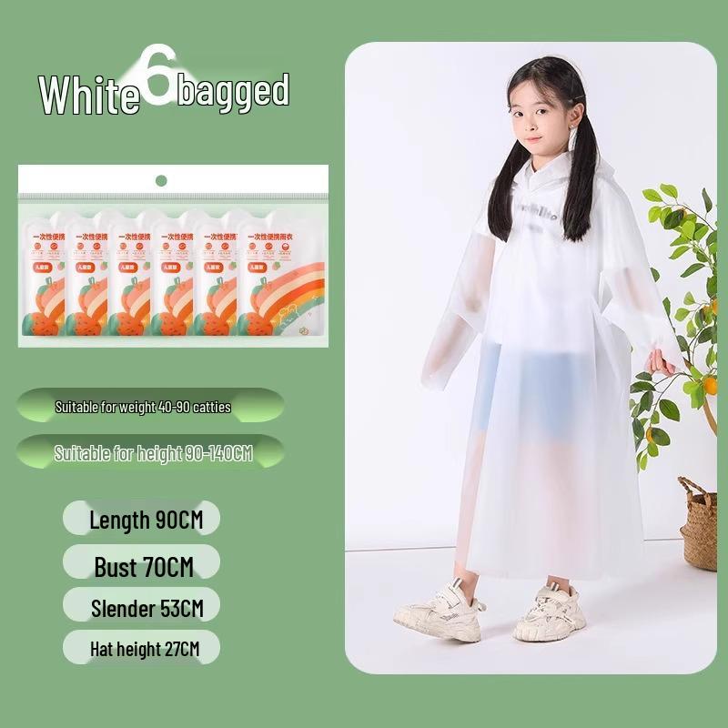 Детский и взрослый портативный водонепроницаемый пончо - Универсальный утолщенный дождевик для школы, путешествий и прогулок