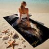Pop Stylish Digital Printing Beach Towel Quickdrying Absorbent Blanket For Beach Pool Gym Travel