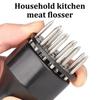 1 Piece Of Household Stainless Steel Tenderizer With Comfortable Handle Design, For Kitchen, Barbecue, All Kinds Of Meat