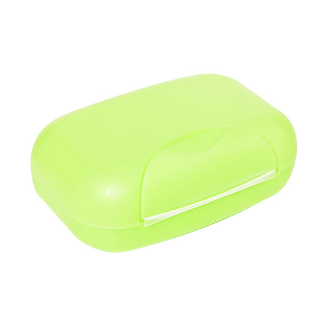 Portable Travel Soap Box Container Bathroom Accessories Home Plastic Soap-Boxes with Cover Multicolor Soaps Dish Holder Jabonera