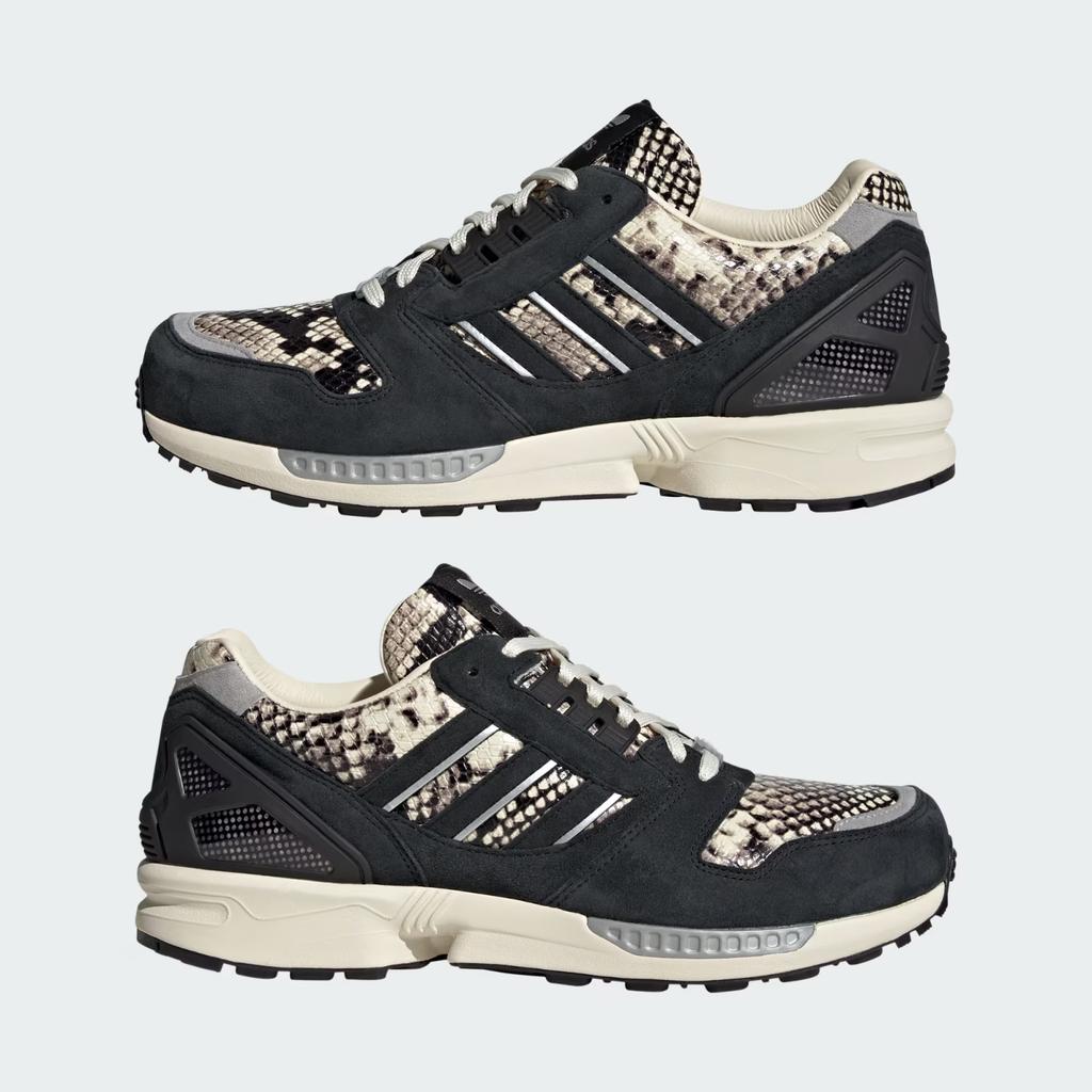 KI1383 adidas ZX 8000 Змеиная кожа Основной черный Кремовый белый (Мужской)