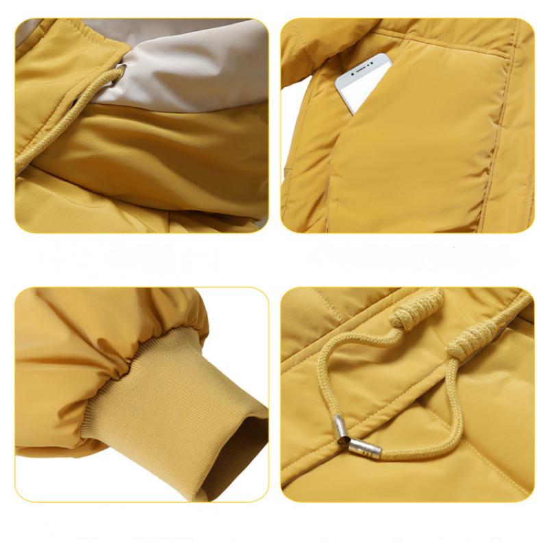 Хлопковое пальто женское короткое зимнее новое студенческое пальто хлопковая куртка свободная утолщенная хлопковая куртка