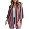 Spring and Autumn Women's Cardigan Loose Cardigan Plus Size Knit Top