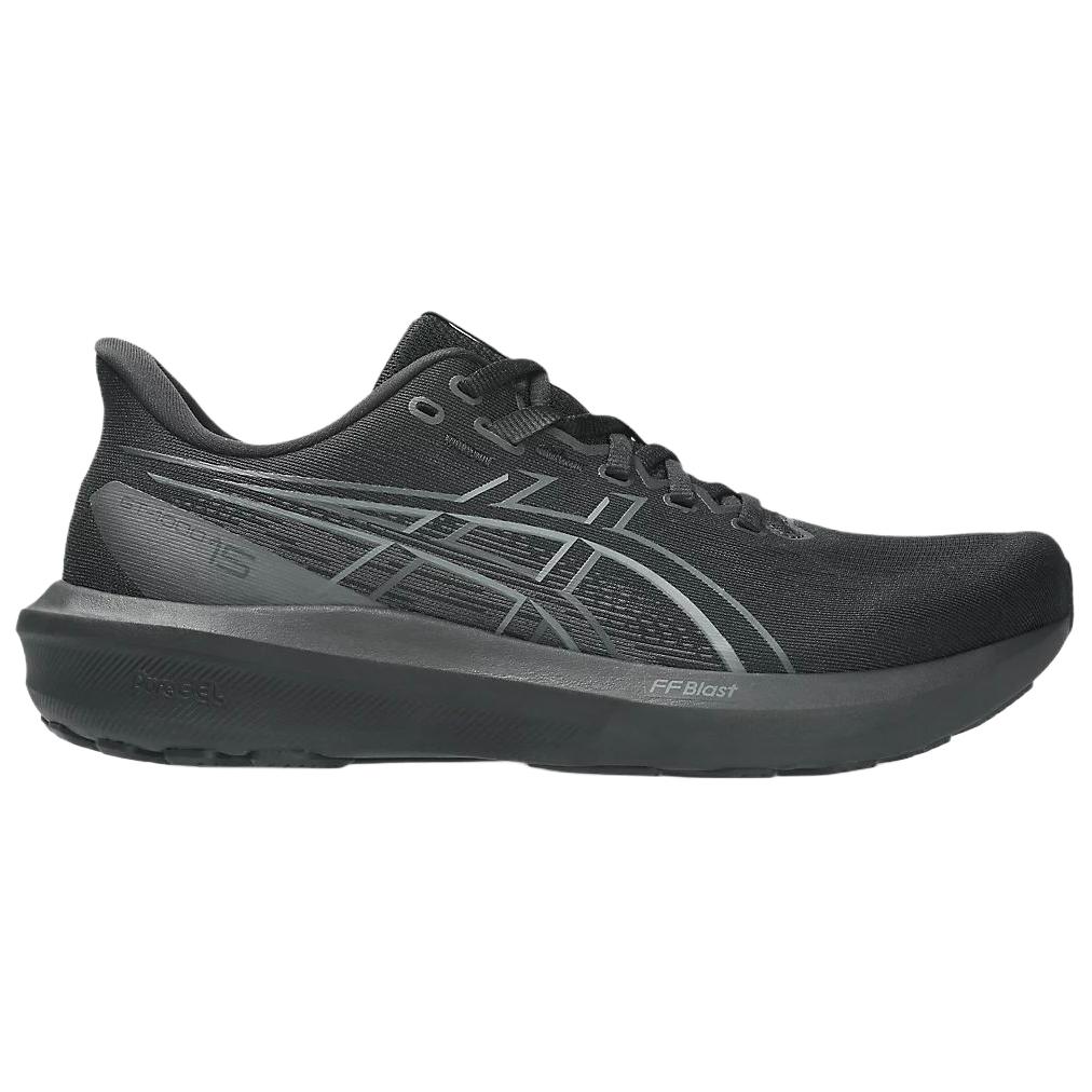 Asics GT-1000 15 Удобная посадка Прочные Дышащие Беговые кроссовки Мужская кроссовка Черный 1011C230-001
