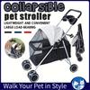 1pc Lightweight Dog Stroller with Foldable Design - Enjoy Outdoor Adventures with Your Furry Friend