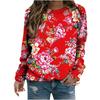 Ethnic Style Flower Sweatshirts Floral 3D Print Autumn Women Hoodies Long Sleeve Y2k Oversized Pullovers Tops Female Clothing